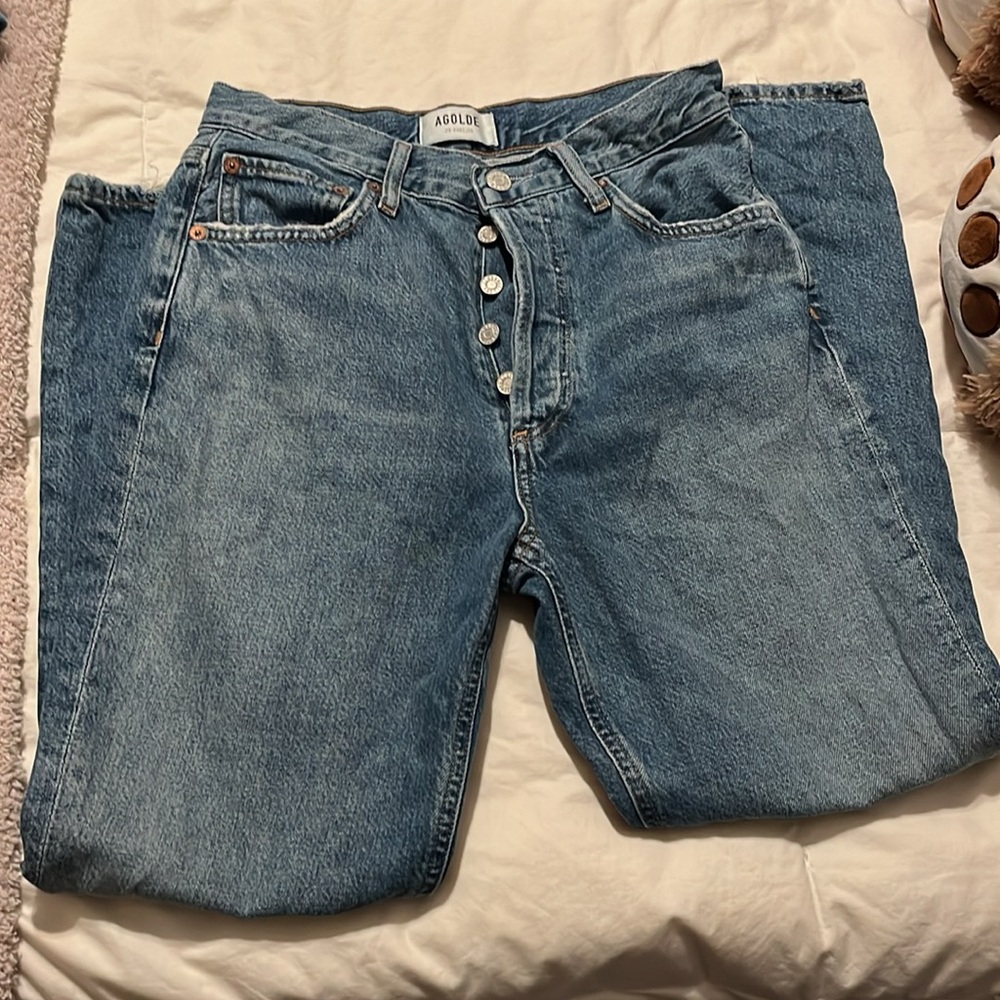 Agolde Jeans Riley Crop - Picture 3 of 4